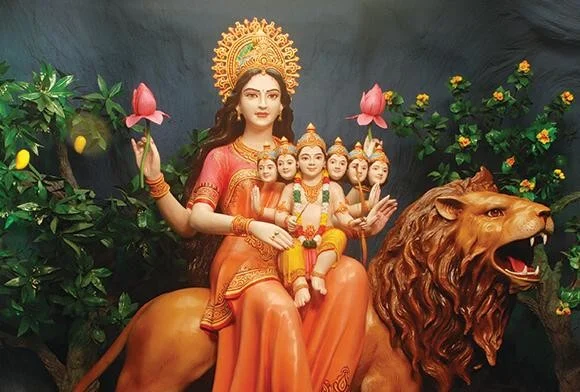 What is the story behind Goddess Skandamata
Mata Skandamata
Skandamata
Fifth form in Navaratri